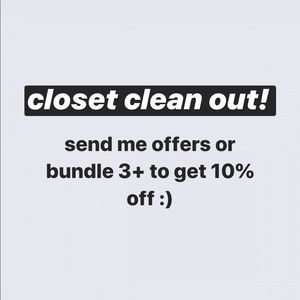 ⚡️ CLOSET CLEAN OUT ⚡️